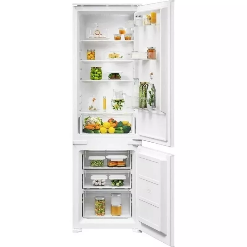Built-in fridge-freezer Electrolux ENS3SE18S — stainless steel, top freezer, reversible door, Energy class E