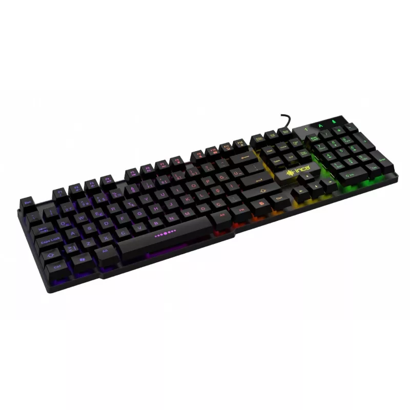 Incase Gaming Keyboard IKG-446 Regenbogen, RGB, dt. Layout retail