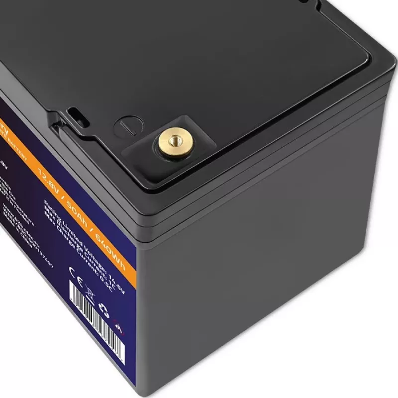 LiFePO4 battery QOLTEC 12.8V 50Ah (model 53704) for backup and energy storage