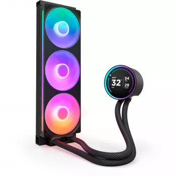NZXT Kraken Elite 360 RGB Processor All-in-one liquid cooler 12 cm Black 1 pc(s)