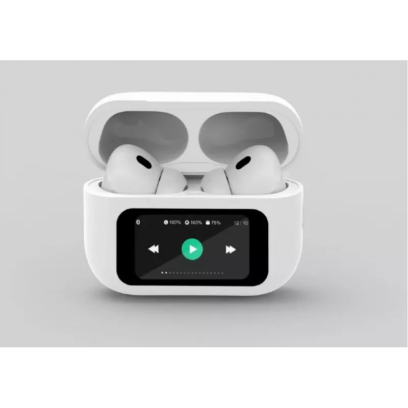 Headset BLUETOOTH/WHITE TWS-LCD-ANC-01-W Gembird