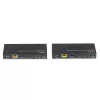 Lindy 150m Cat.6 HDMI 4K60, IR and RS-232 HDBaseT Extender, 3840 x 2160 pixels, AV transmitter & receiver, 150 m, Wired, Black, HDCP