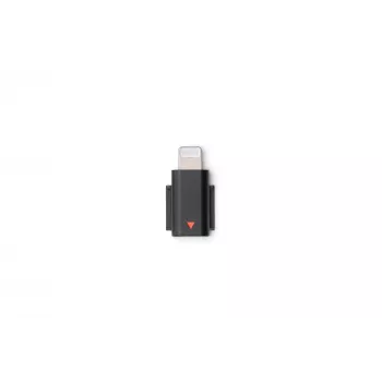 Audio adapter DJI Mic 3 Mobile Phone Adapter (Lightning) — Lightning connection, black, for Apple mobile devices