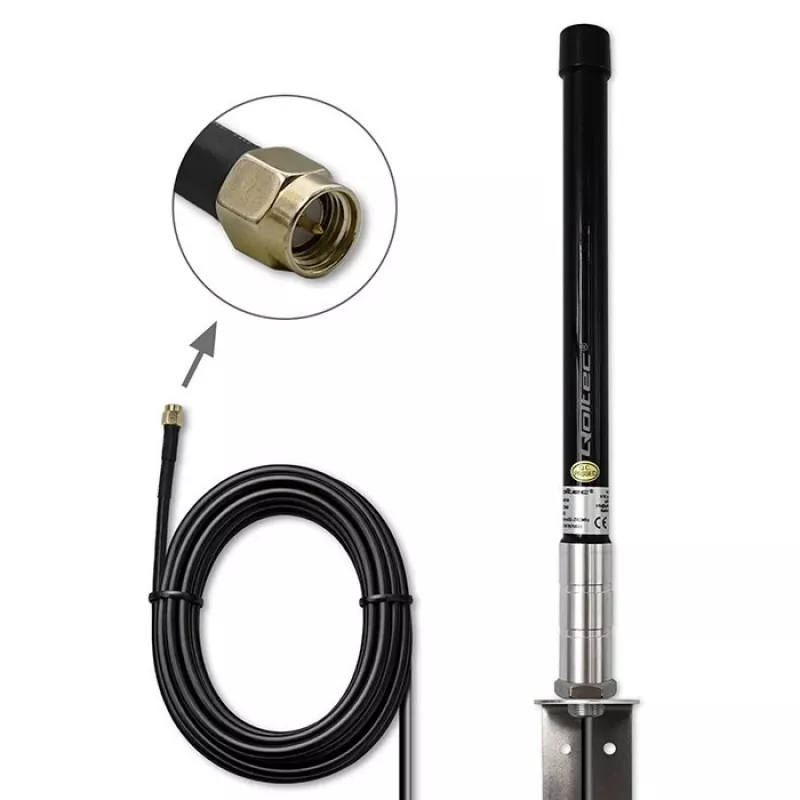 External 4G LTE omnidirectional antenna QOLTEC 15 dBi with SMA connector