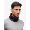 Neck gaiter Buff Multifunctional Sling Heavyweight Merino Wool — Black, seamless, stretch