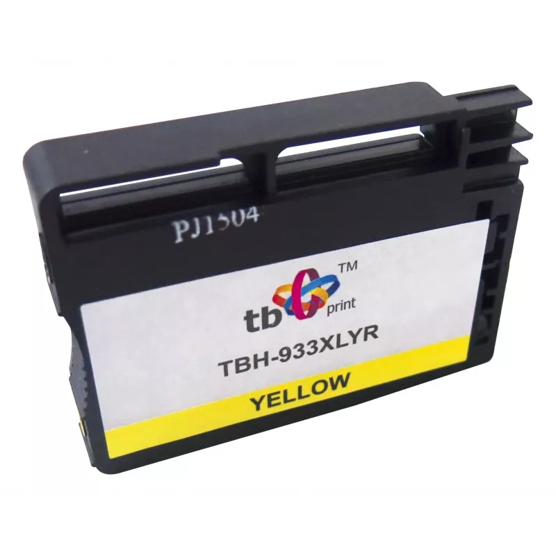 TB TBH-933XLYR Remanufactured Ink Cartridge for HP Officejet 6100 ePrinter (HP 933XL), Yellow