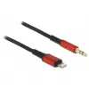Audio Cable DeLOCK 86587 1.5m 3.5mm Lightning Black