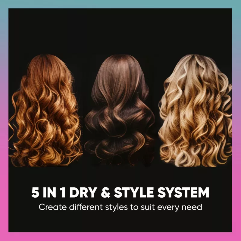 Hair Styler SBB 5-in-1 Blowdry and Style SBDR-2850-EU — multi-function dryer and styling tool