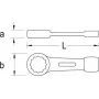 Socket wrench Gedore 6476080 Weight 1.58 kg Package depth 93 mm Package height 26 mm