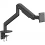 Monitor Mount DIGITUS Single, clamp, for up to 49 inch (124.5 cm), 20 kg, VESA 75x75–100x100, tilt -20° to 50°, height adjustable, black