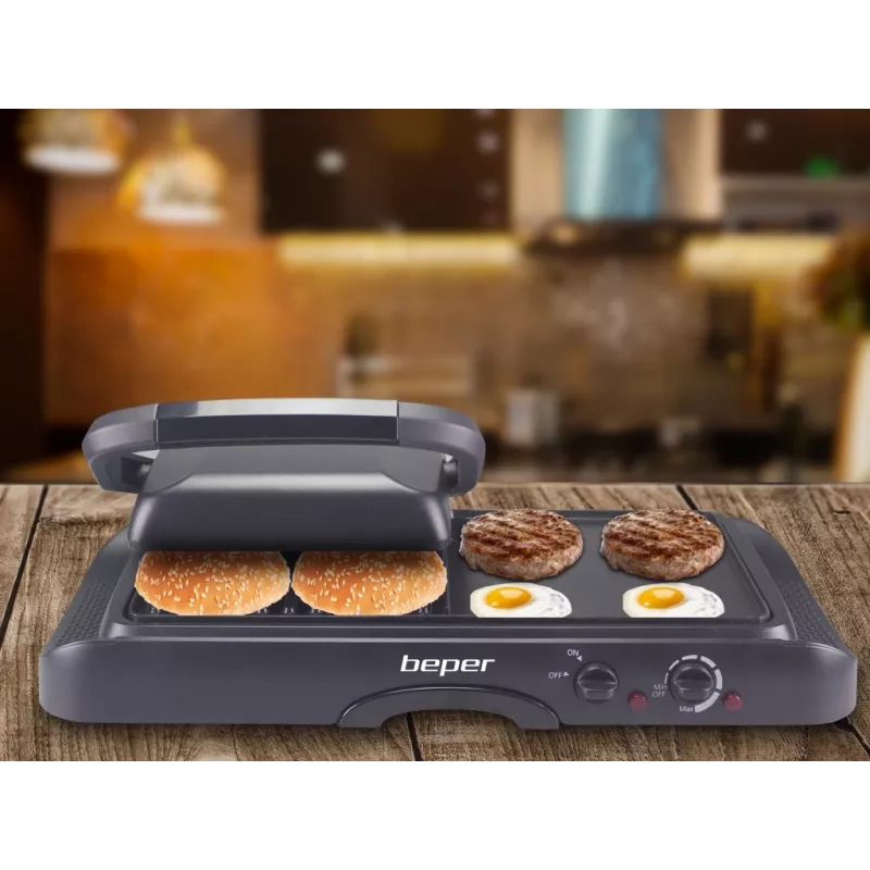 Toaster Beper P101TOS501 — 2-slice stainless steel electric toaster
