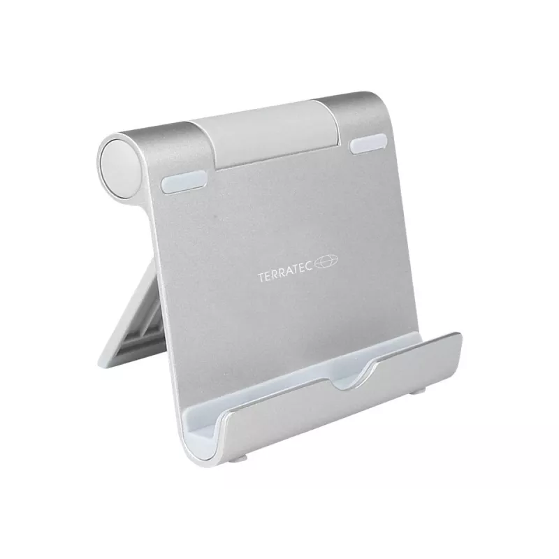 TERRATEC iTab S - Stand for mobile phone / Tablet - Aluminium - Silver - Desktop-Stand (219727)