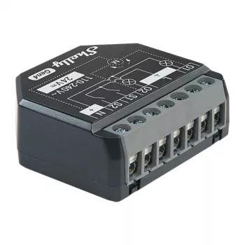 Shelly 2PM Gen4 blind/shutter actuator 2 channels, AC 110–240V, 2.4 GHz Wi‑Fi, 1.4 W, 8000 KB flash