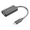 Lenovo 4X90M42956 video cable adapter VGA (D-Sub) USB Type-C Black