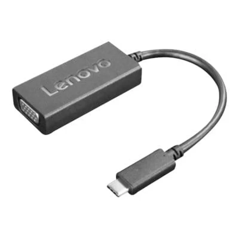 Lenovo 4X90M42956 video cable adapter VGA (D-Sub) USB Type-C Black