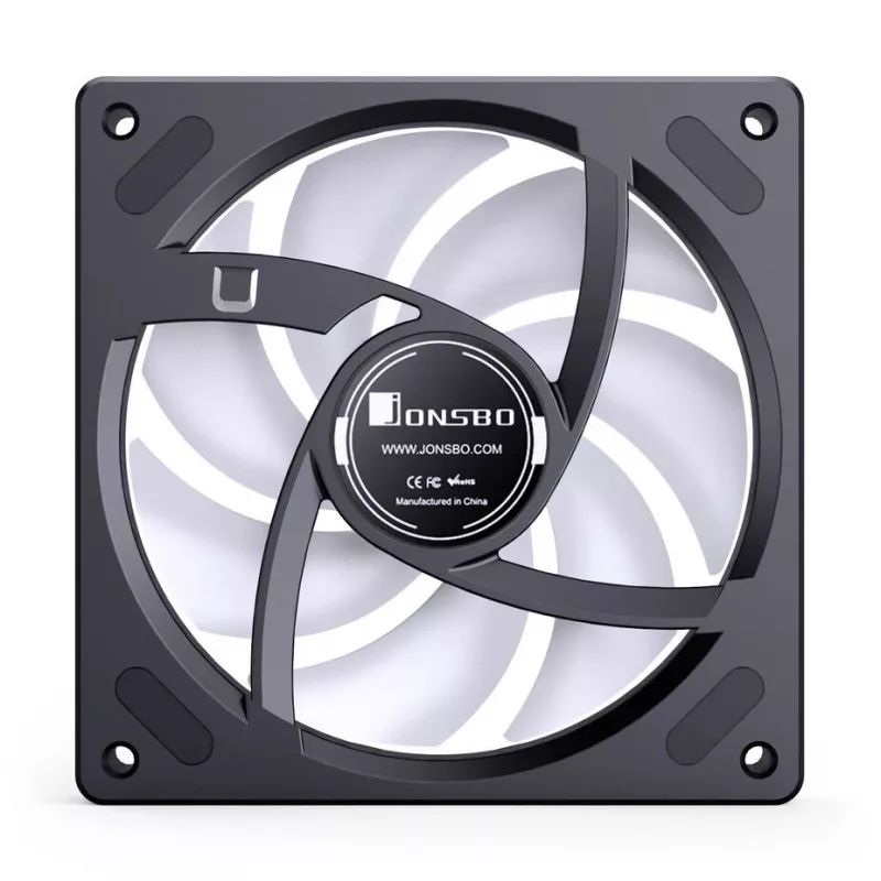 120mm PWM ARGB Case Fan Jonsbo ZB-120 Reverse Blade, Black