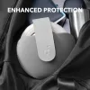 Headphones case Anker Soundcore Space One Pro with magnetic metal buttons, gray