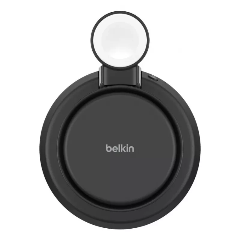 Indoor Charger Belkin UltraCharge Pro 25W Qi2 3in1 Magnetic Charger Charcoal