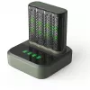 Battery charger docking station GP M452 for NiMH Micro AAA, Mignon AA rechargeable cells