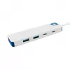 USB-C Hub HYPER HyperDrive Flex HD5200BUGL — 4 ports, blue