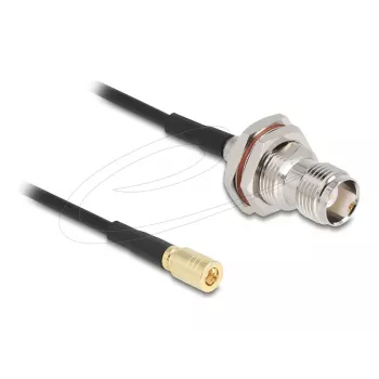 Delock Antenna Cable TNC Socket to SMB Plug RG-174 20 cm (90724)