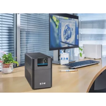 UPS Eaton 5E Gen2 700 Line-Interactive 0.7 kVA (360 W), 2 Type E outlets, black, compact