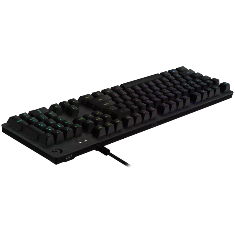 LOGITECH G513 Corded LIGHTSYNC Mechanical Gaming Keyboard - CARBON - US INT'L - USB - TACTILE