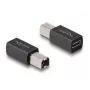DeLOCK USB 2.0 Adapter USB Type-C female to Type-B male 65839