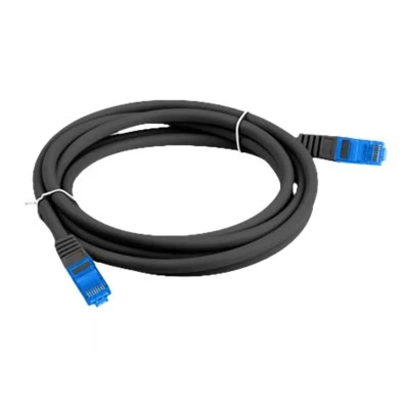 Network cable LANBERG PCF6A-10CC-0100-BK — Cat6a S/FTP, 1 m, RJ-45, black