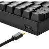 Sharkoon SGK50 S4 Keyboard Gaming USB AZERTY French Black 60% RGB LED