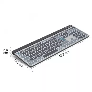 Wk-750 multi device keyboard black