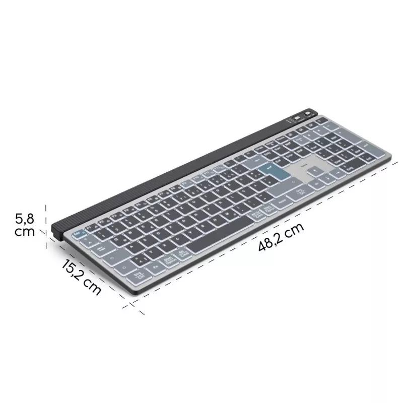 Wk-750 multi device keyboard black