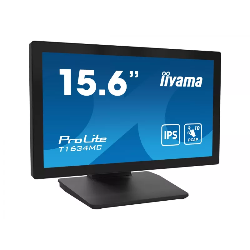 iiyama ProLite T1634MC-B1S computer monitor 39.6 cm (15.6 inch) 1920 x 1080 pixels Full HD LED Touchscreen Black