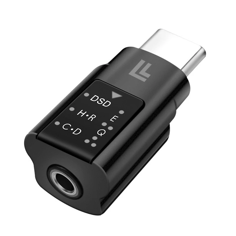 LogiLink USB-C DAC Audio Adapter. USB-C/M to 3.5 Mm/F. Black