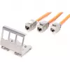 Adapter Digitus AN-25183 for 3x Keystone module Stainless steel