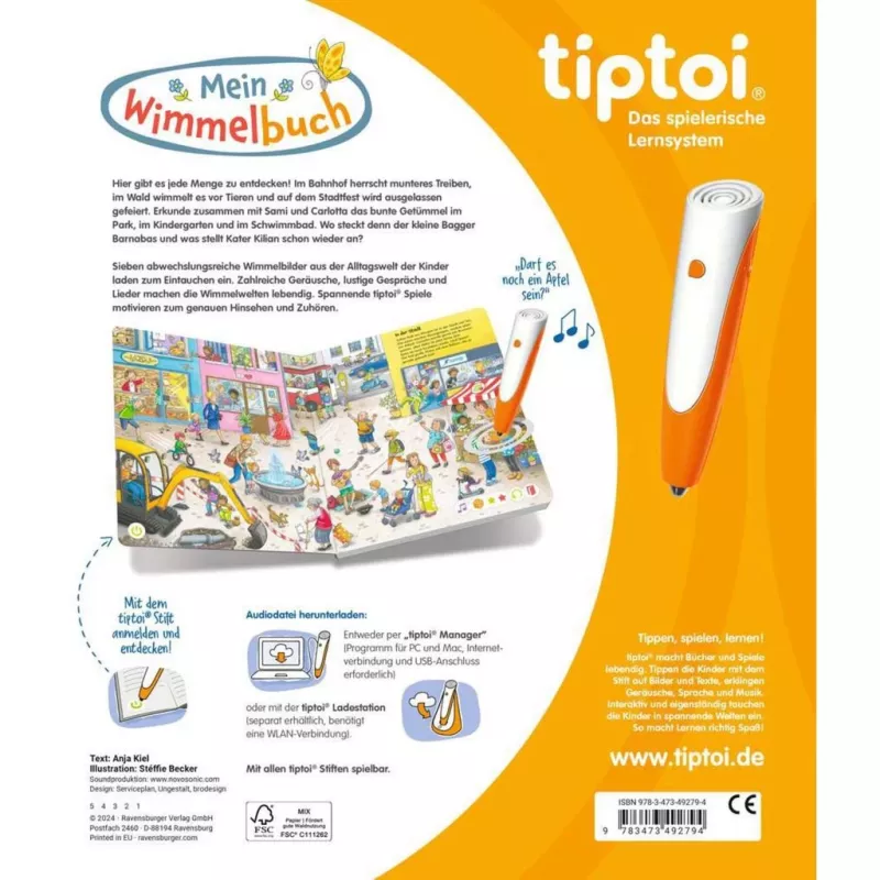 tiptoi Mein Wimmelbuch, Learning Book