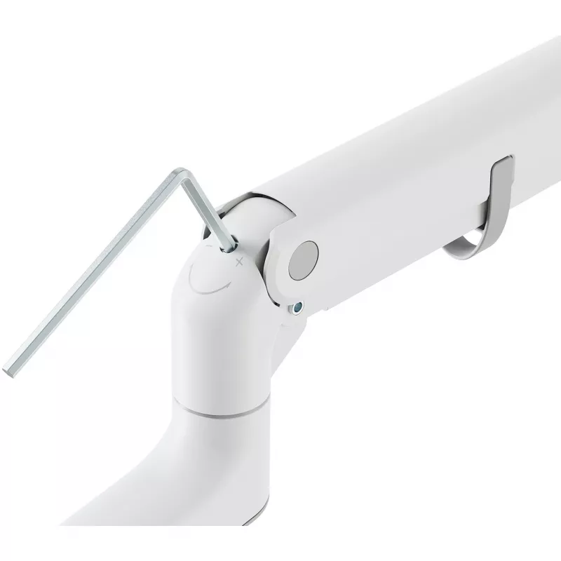 Monitor mount DIGITUS Single, clamp, 57 inch max, 27 kg capacity, VESA 75x75–100x100, white