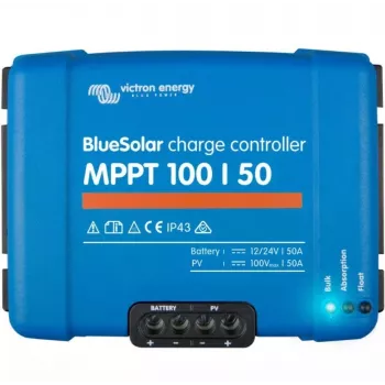 Solar charge controller Victron BlueSolar MPPT 100/50, 100V input, 50A output