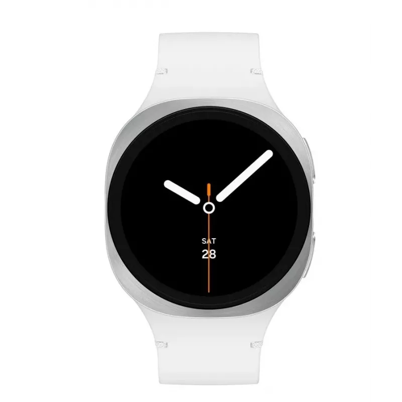 Samsung Galaxy Watch 8 3.3 cm (1.3 inch) AMOLED 40 mm Digital 438 x 438 pixels Touchscreen Silver Wi-Fi GPS (satellite)