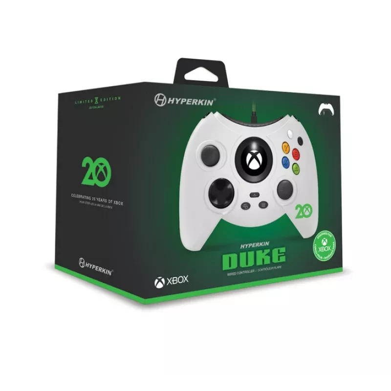 Hyperkin M02668-ANWH, Gamepad, Xbox One, Xbox Series S, Xbox Series X, Options Button, Wired, USB, USB Type-C