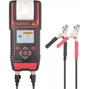 VOLTCRAFT VC-BT12/24-Print Vehicle-Battery Tester 12 V, 24 V battery testing 243 mm x 110 mm x 59 mm (VC-13967340)