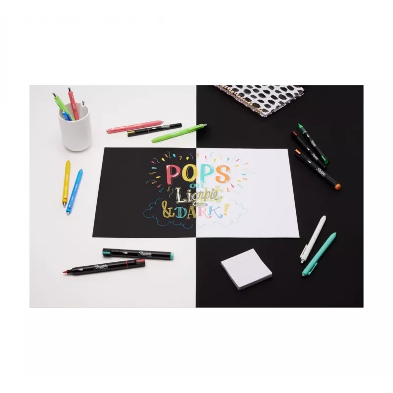 Acrylic Paint Pens Sharpie Creative Marker 12 pcs Bullet Tip Black