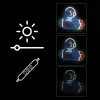 Decorative neon light MANTA SNL90MT Style Neon Lights — Astronaut on Rocket motif