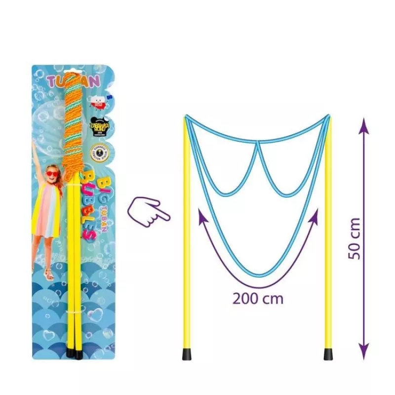 Bubble wand TUBAN GIANT BUBBLE WAND GLASSES, for ages 3+