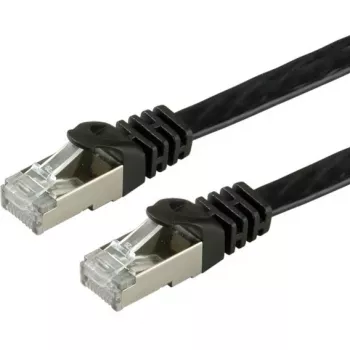 VALUE - Patch-Cable - RJ-45 (M) to RJ-45 (M) - 3 m - FTP - CAT 6a - Halogen-Free, Moulded, Stranded, Flat - Black (21.99.0833)