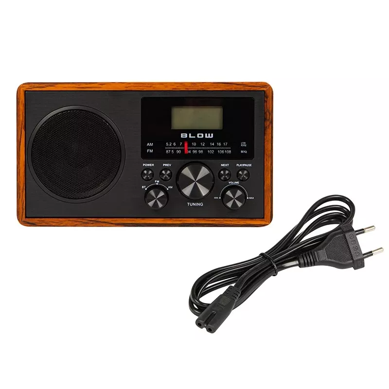 Portable Analog AM/FM Radio BLOW RA9 V.2 — AM and FM reception, battery-powered, analog tuning