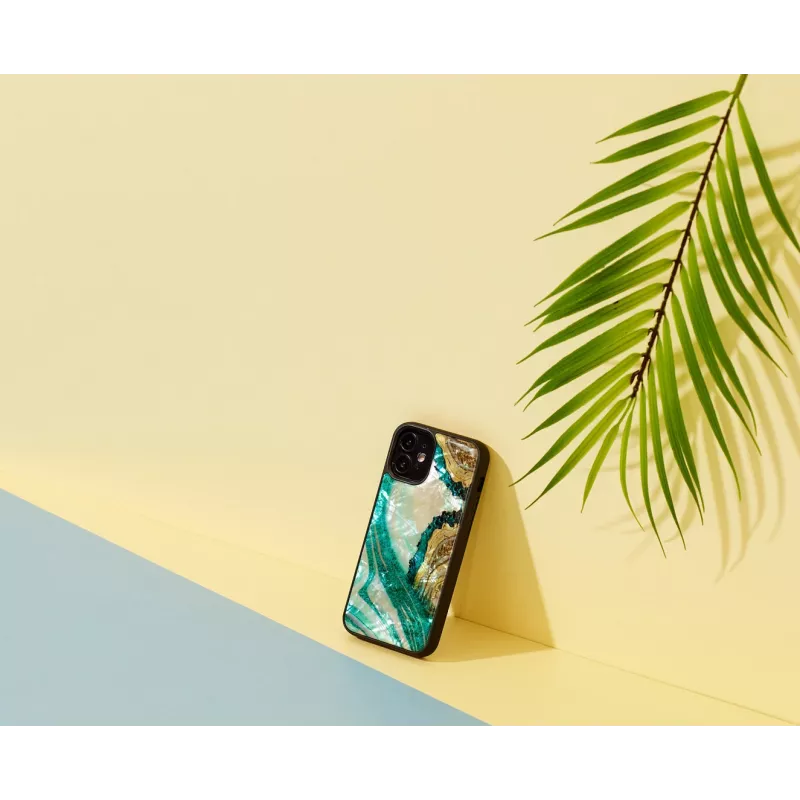 Protective case iKins for Apple iPhone 12 mini — aqua agate