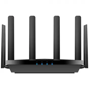 Tabletop wireless router Cudy P5 — Dual-band Wi‑Fi 6, 5G Sub6, Dual NanoSIM, Gigabit Ethernet, 6 detachable antennas, 256MB RAM