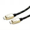 ROLINE 11.04.5921 DisplayPort-Cable 2 m Black - Gold (11.04.5921)