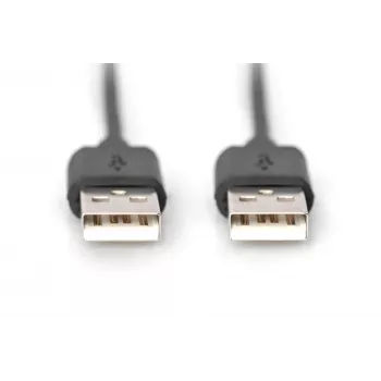 Assmann USB connection cable. type A M/M. 3.0m. USB 2.0 compatible. UL. bl (AK-300100-030-S)